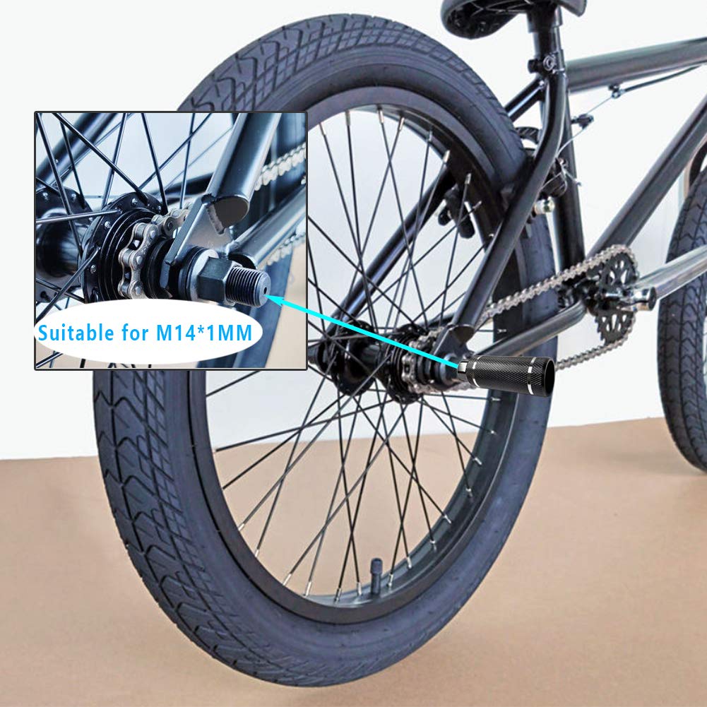 Amazon | WADEKING WHWバイクペグ、14mm車軸、フリースタイルBMX自転車